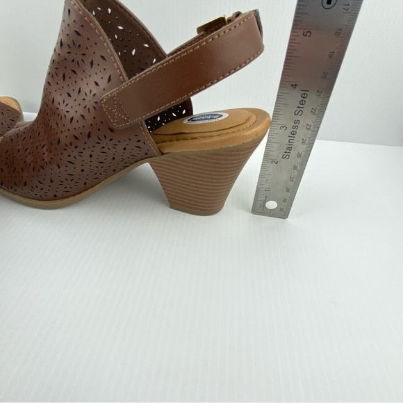 Dr. Scholl's Heels Open Toe Block Heeled Shoes Adjustable Strap Size 9 - Picture 8 of 12
